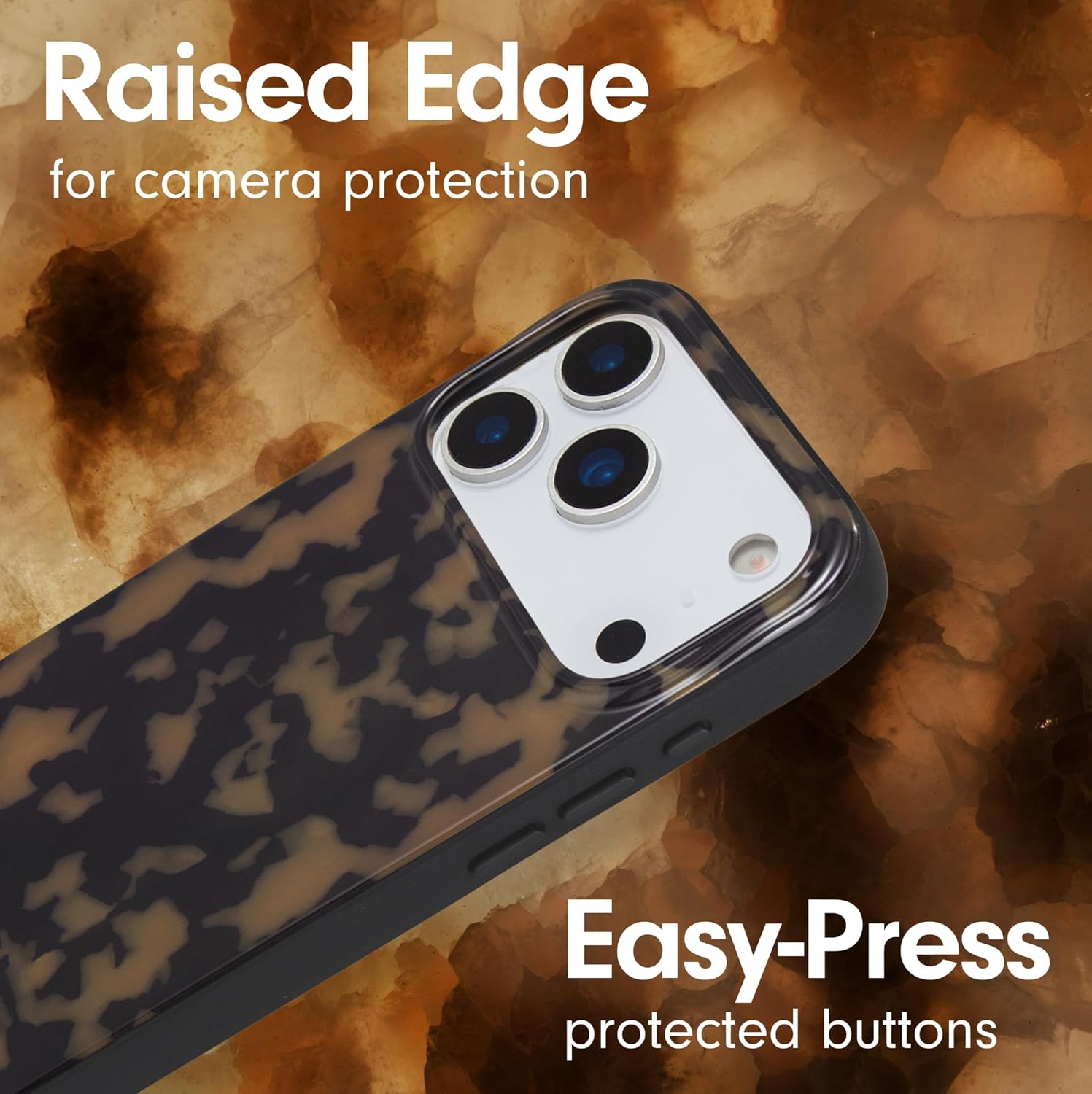 Sonix Case for iPhone 17 Pro | Compatible with MagSafe | 10ft Drop Tested | Tortoiseshell | Brown Tort